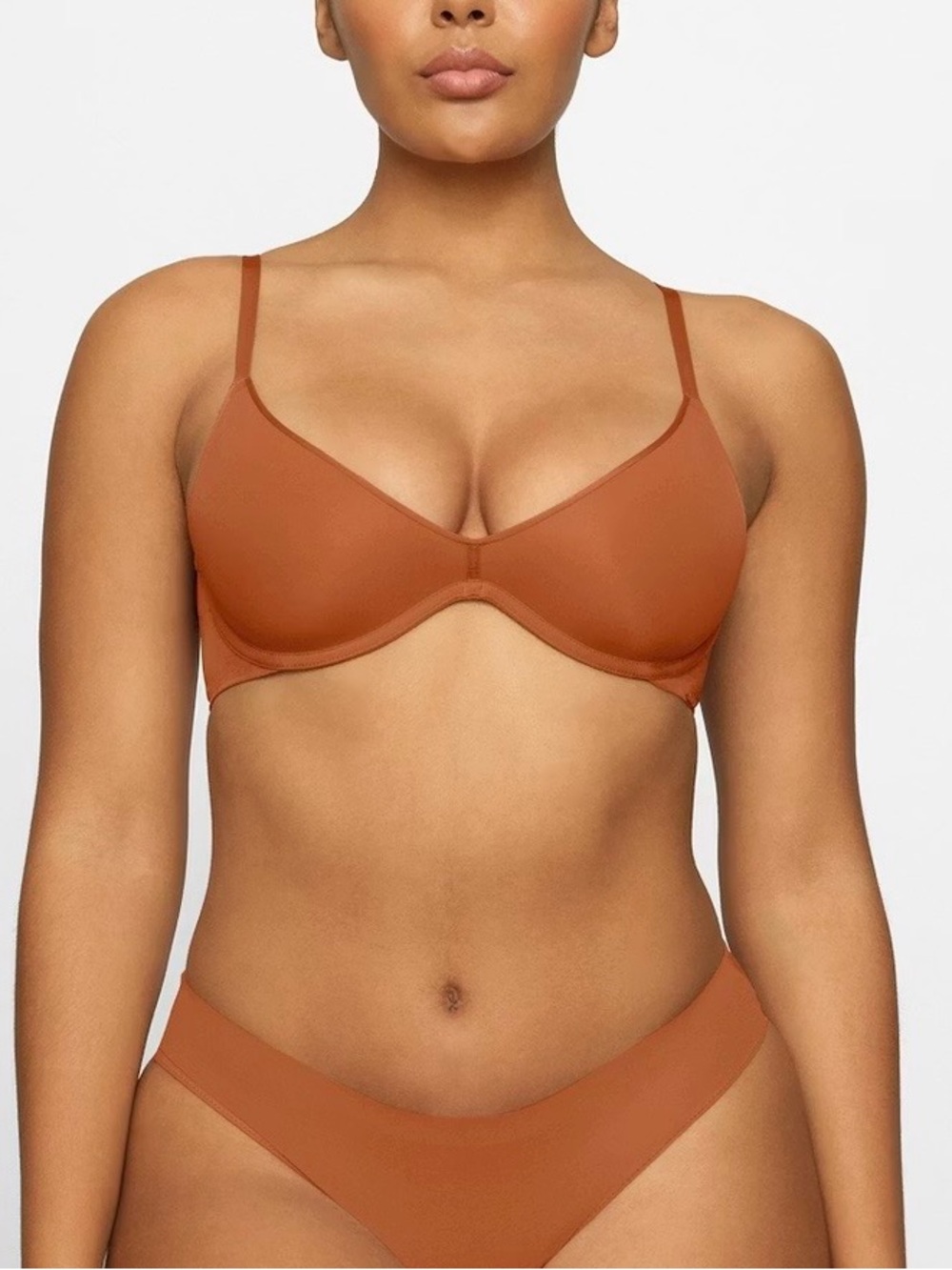 Skims NWT Weightless Demi Bra Bronze Size 38B